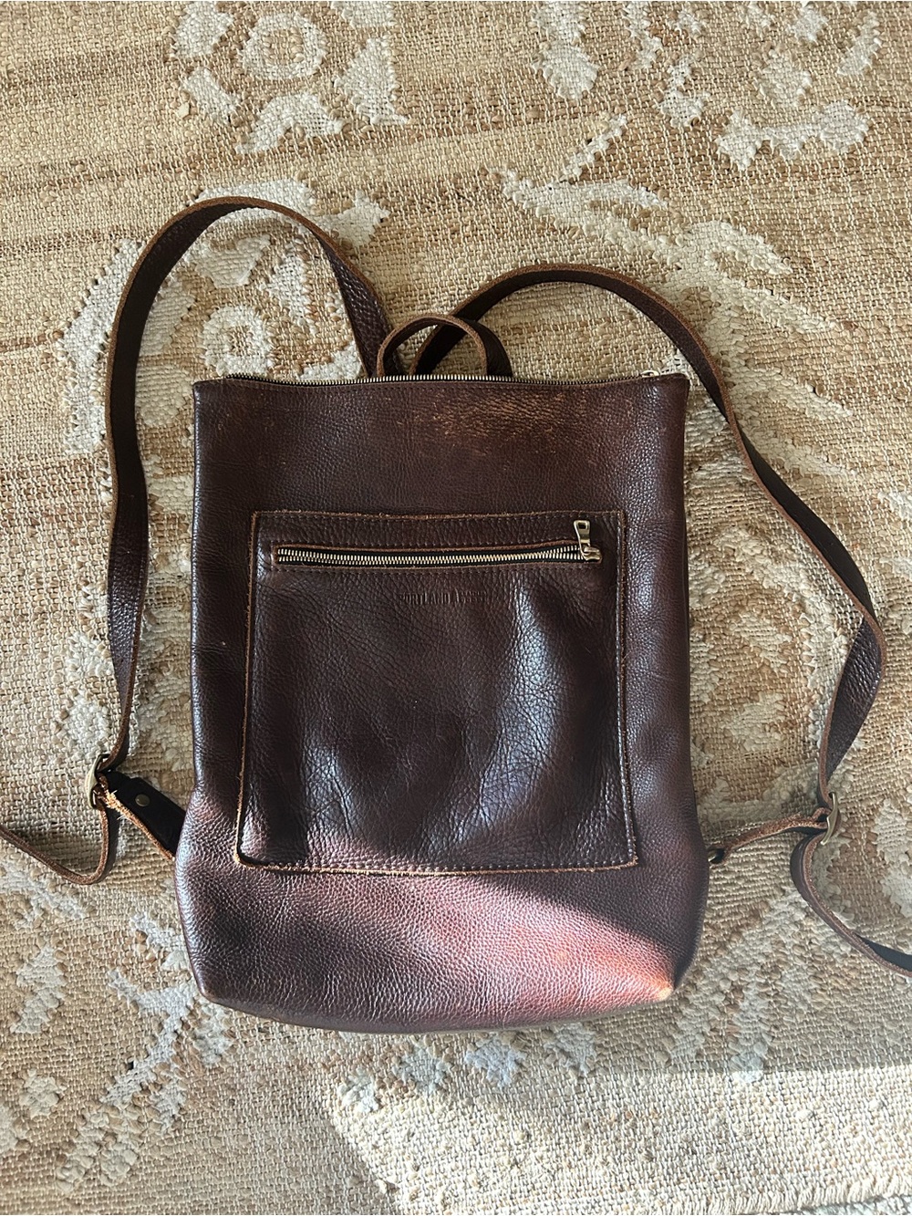 Portland Leather Backpack - Minimalist Everyday Bag